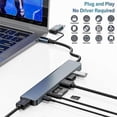 thumbnail image 2 of Usb C Hub 30 8 In 2 Usb Hub 30 Multiport Adapter With Sd & Tf Card Reader Usb 30 & Usb 20 Ports 100w Pd 35mm Audio Ports Usb Type C Hub, 2 of 5