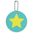 thumbnail image 1 of Steven Universe Pearl Star Round Luggage ID Tag Card Suitcase Carry-On, 1 of 8