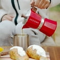 thumbnail image 5 of GROSCHE MILANO Stovetop Espresso Maker, Moka Pot, 3 Espresso Cups, Red, 5 of 10