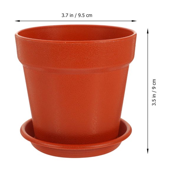 BESTYASH 10Jgo Macetas Plásticas Multiusos Para Plantas Y Hierbas Ideal Para Exteriores