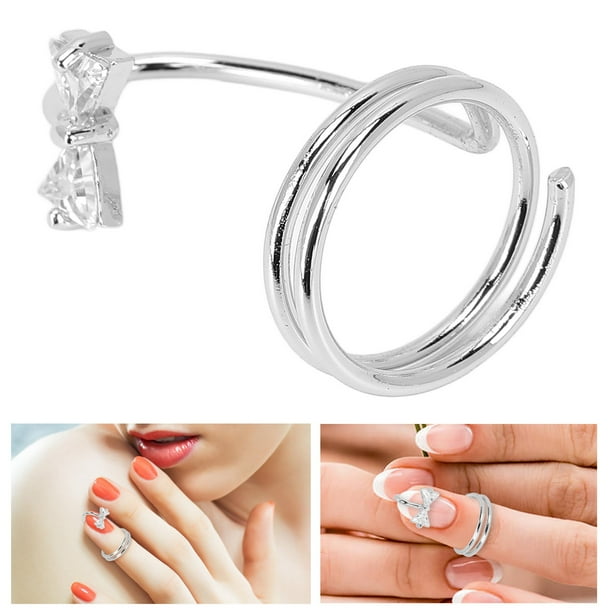 Nail jewelry deals rings