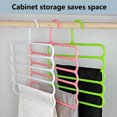 thumbnail image 3 of AURORA TRADE Pants Hangers 5 Layers, Swing Arm Trousers Hanger, Space Saving Pants Rack, Multiple Pants Hanger Closet Organizer for Trousers Scarves Ties, 3 of 8
