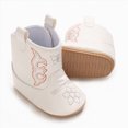 thumbnail image 5 of Baby & Toddler Western Cowboy Boots for Girls Boys Cozy Boots Baby Girl Shoes Non-Slip Crib Shoes for Toddlers Size 6-9 Months, 5 of 9
