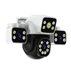 thumbnail image 1 of 12mp Cámaras De Seguridad Wifi Exterior 360° Con Tres Lentes Malubero, Blanco, 1 of 5
