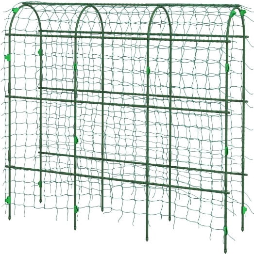 Arch Trellis, Garden Trellis for Climbing Plants Outdoor, with Climbing Net