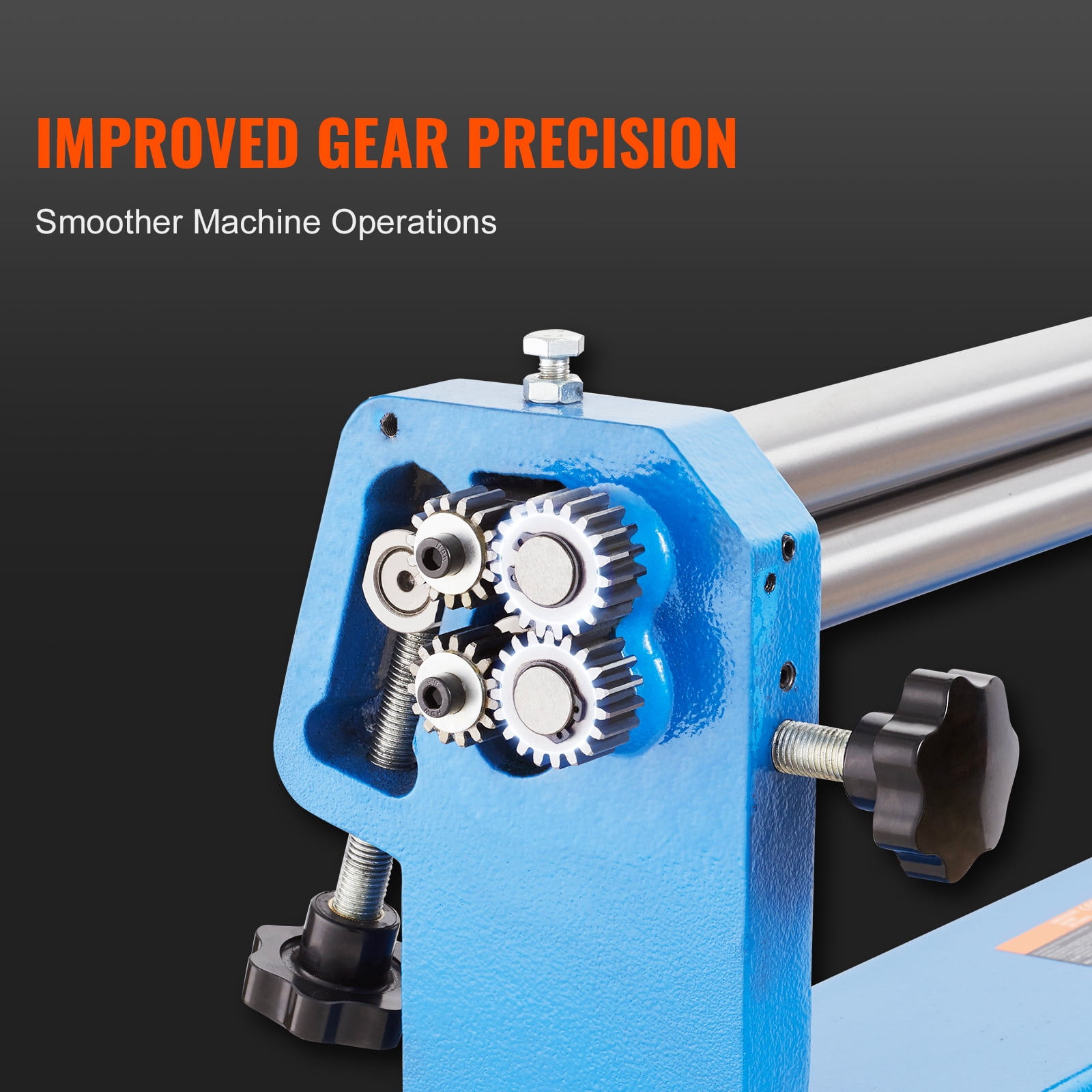 VEVOR Slip Roll Machine Sheet Metal Slip Roller 24'' x 16 Gauge φ1.49 in Roller