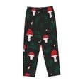 thumbnail image 4 of Balery Amanita Mushroom print Women's Pajama Pants,Ultra Lightweight Pjs,Lounge Pant-, 4 of 9