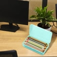 thumbnail image 3 of Tyidzon Plastic Pencil Box Large Capacity Pencil Case Clear Boxes Snap-Tight Lid Stackable Design for Middle School Students Office Supplies, 3 of 6