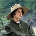 thumbnail image 3 of Sun Hat Breathable Comfortable Wear-Resistant Wide Brim Sun Protection Camping Fishing Bucket Hat Outdoor Supply, 3 of 10