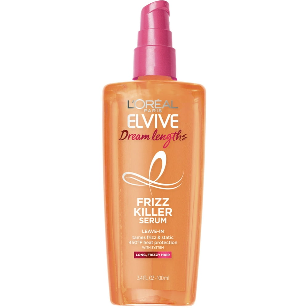 L'Oreal Paris Elvive Dream Lengths Frizz Killer Serum LeaveIn 3.4 FL