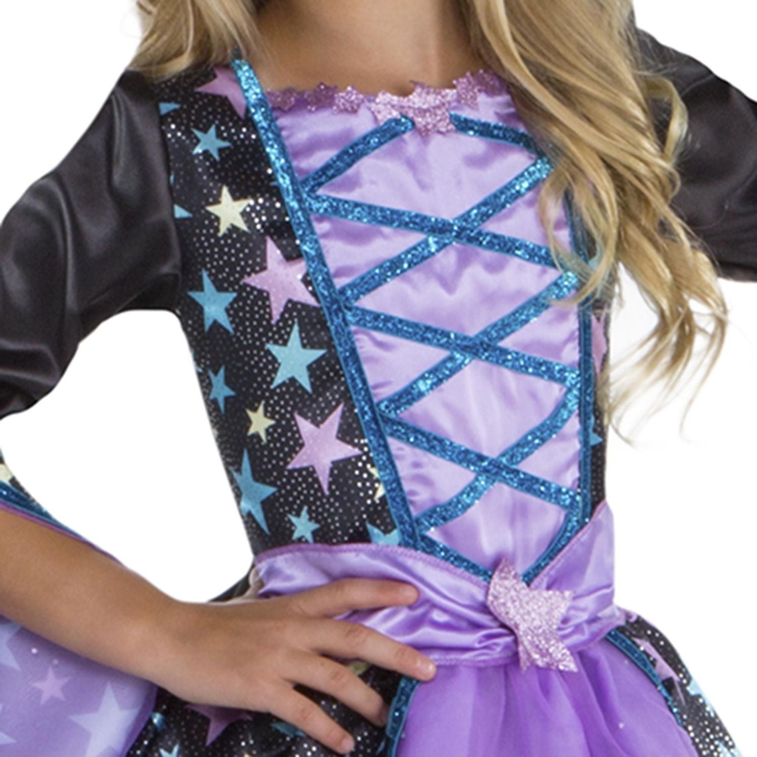 Girls' Pastel Candy Witch Costume L. Walmart Exclusive.