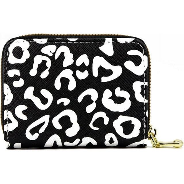 HUGFEGWE Purse Series Skin Zipper Closure Large Capacity Multiple Pockets Money Storage Portable Faux Leather Credit Card CJB91-53026