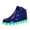 Dark Blue, variant on Girls'sneakers Kids Flat Thick Lightweight Sports Shoes Non Luminous Flashing Trainers Shoes with Led Lights Usb Charging Baby Sneakers Silver 11 Years-11.5 Years