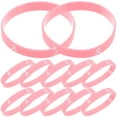 thumbnail image 1 of 20pcs Elastic Silicone Bracelets Stylish Breast Cancer Bangle Hand Bracelet, 1 of 8
