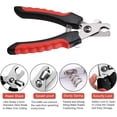 thumbnail image 3 of Cortaúñas para perros pequeños, cortaúñas para gatos con protector de seguridad, cortador de uñas profesional para mascotas, herramientas de aseo para medianos y grandes, 3 of 5