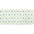thumbnail image 2 of Contemporary Home Living Shamrock St. Patrick's Day Cotton Table Runner - 72" - White and Green, 2 of 2