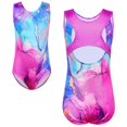 thumbnail image 1 of Maillots de gimnasia TFJH E 313 para niñas, 14 A, color morado, 1 of 6