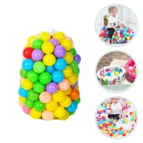 Soimiss 60Pcs Plastic Colored Balls Functional Diversity Bubble Balls for Kids Tent
