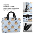 thumbnail image 4 of FORMRS 16" Laptop Bag Carrying Sleeve Case with Handle Travel Shoulder Briefcase, Blueberry Pancake Pattern, 4 of 8
