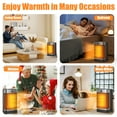 thumbnail image 6 of Portable Space Heater for Home, 1500W Electric Heater Fan with Remote, 70° Oscillation, 1-12h Timer, Portable Heater for Inside Home/Office, 6 of 11