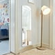 Gymax Pleine Longueur Miroir au Sol Sans Cadre Miroir Mural Chambre Salle de Bain Blanc – image 4 sur 10
