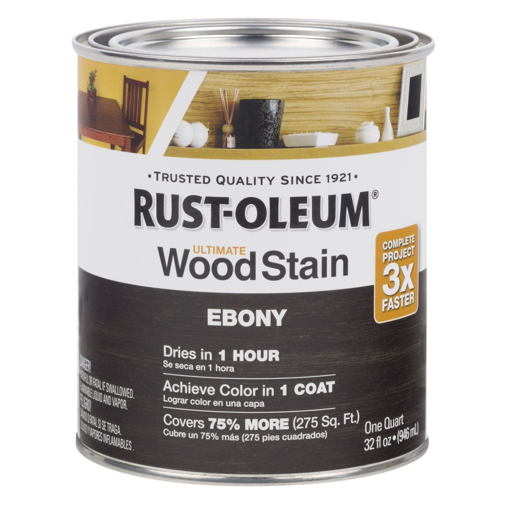Ebony, RustOleum Ultimate Wood Stain, Quart