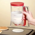 thumbnail image 3 of OIUR Pancake Batter Dispenser BPA-Free Cupcake Batter Funnel Pancake Maker with Measuring Label Easy Pour Baking Supplies, 3 of 7