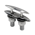 thumbnail image 3 of S SERENABLE Pull up Boat Cleats Mirror Polished Sturdy Simple Assembly Marine Rope Cleat 157mm 6inch, 3 of 9