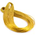 thumbnail image 2 of 3 uds., Hilo de plata dorado, cuerda decorativa para manualidades, cuerda para hacer joyas, cuerda navideña, cuerda colorida plateada, plata dorada, dorada, 2 of 5