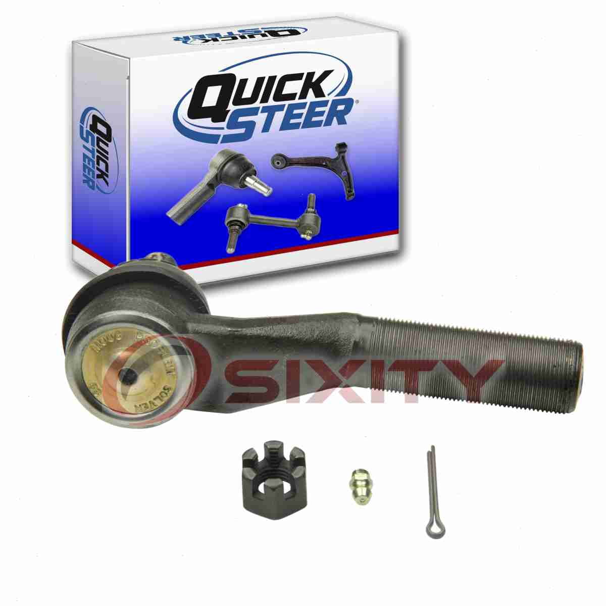 QuickSteer ES800401 Steering Tie Rod End Fits select: 2006-2019,2021-2022 FORD ECONOLINE