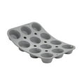 thumbnail image 1 of ELASTOMOULE Silicone Mold, 12 Special Muffins Pomponnette, 8.25" x 7", 1 of 1