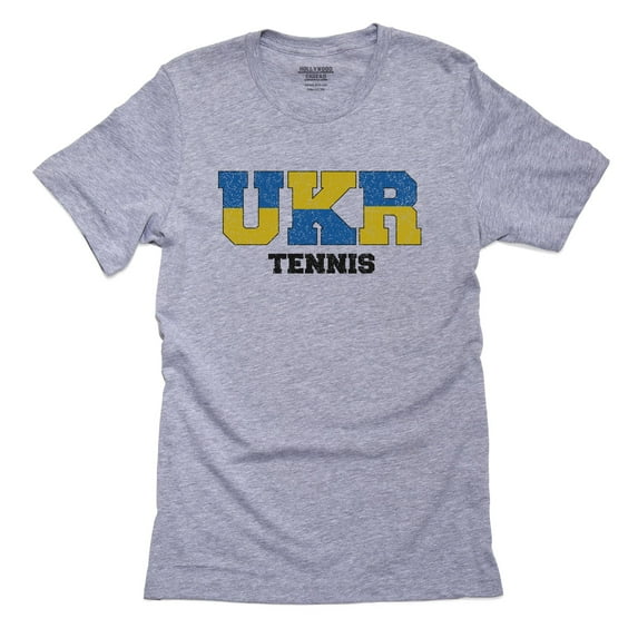 Ukraine Tennis - Olympic Games - Rio - Flag Men's Grey T-Shirt