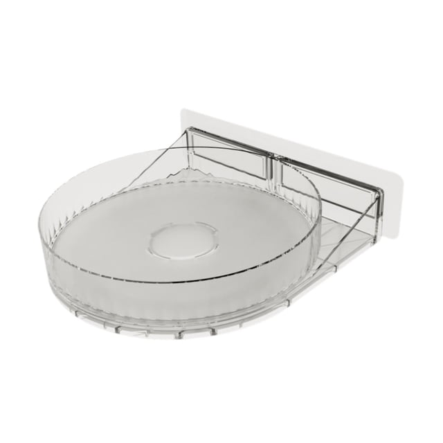 Estante giratorio para especias, organizador giratorio, contenedor de almacenamiento, organizador de condimentos, redondo para encimera de cocina, Gris claro