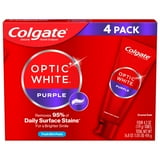 Colgate Optic White Purple Whitening Toothpaste, 4.2 oz., 4 pk.