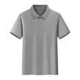 thumbnail image 6 of dazeni Boys 3 Pack School Uniforms Tops Short Sleeve Golf Shirts Collared Cotton Tee Summer Clothes for Kids Blue2, 6 of 9