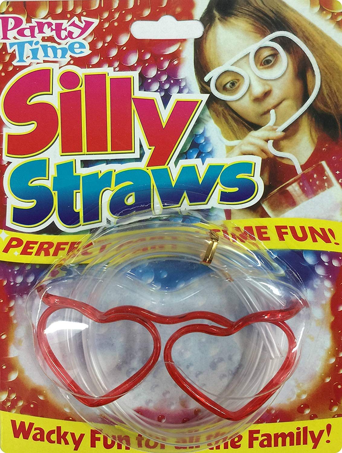 Flexible Novelty Soft Glasses Silly Drinking Straw Par For Kids CL Glasses N3L8