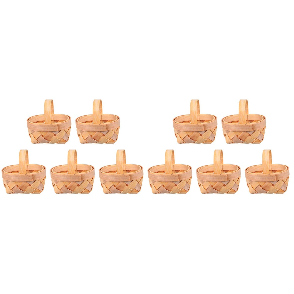 Basket Woven Mini Candy Ratten Baskets Packing Handheld Wicker Diy