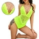 thumbnail image 3 of Sexy Jumpsuit Soft Cosplay Body Mono de tela de pantalla de encaje para mujeres adultas, verde fluorescente, L tholdsy XX000036-37, 3 of 7