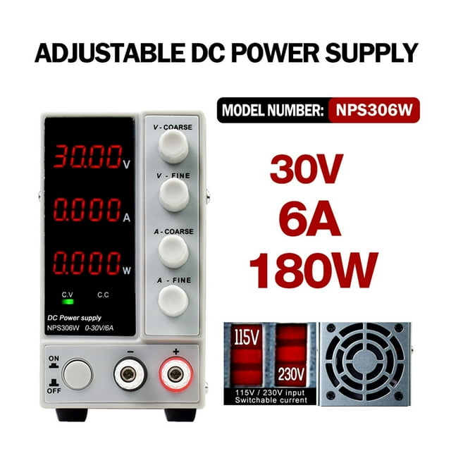 Stabilized Dc Power Supply Adjustable 4 Digit Laboratory Bench Power Source 30v 10a 30v 60v 5a Ac Diy