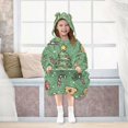 thumbnail image 7 of FORMRS Wearable Blanket Hoodie with Sleeves for Kids Cozy Flannel Sweatshirt, Christmas Cookies, 7 of 7