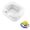 White, variant on Portable Inflatable Shampoo Basin with Air Pump - Double-Layer Thickened Design, Ideal for Bedridden Individuals, Care, And Home Applications