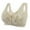 Beige bras for women, variant on Wycnly Wireless Bras for Women Large Size Open Closure Compression Push up Bralette Ladies Seamless Full Coverage Full Figure Bras Bras for Women No Underwire Summer Saving Bras
