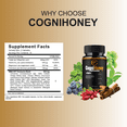 thumbnail image 2 of (3 Pack) CogniHoney Advanced, Cogni Honey Cognitive Support (180 Capsules), 2 of 12