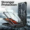 thumbnail image 6 of for Samsung Galaxy S24 Ultra case 2024 Metal Hard  Phone Case Cover Case para Screw(with Soft Screen Protector) Heavy Duty Rugged Military Grade Black, 6 of 11