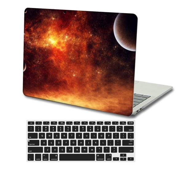 KSK KAISHEK Plastic Hard Shell Case Cover Compatible 2022 - 2018 Release New MacBook Air 13" Retina Display & Touch ID + Black Keyboard Cover Model: A1932/A2179/A2337 m1 Galaxy A 0718