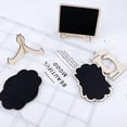 thumbnail image 1 of 15 Pcs Mini Chalkboard, Wooden Memo Chalkboard Message Tabletop Board With Wooden Stands, 1 of 3