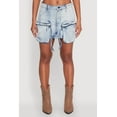 thumbnail image 3 of Womens Spoon Jeans Cargo Pocket Mini Denim Skirt, 3 of 5