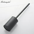 thumbnail image 6 of Stainless Steel Toilet Brush Holder Black Color Clean Tool Durable Vertical Toilet Brush Bathroom Cleaning Wall Mounted WB8702 Short Brush Gold, 6 of 6