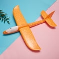 thumbnail image 3 of FUTATA LED Rainbow Light Airplane Foam Airplane Model Foam Throwing Glider, Children's Toys Hand Throwing Airplane Toys, Children's Hand Launching Airplane Model Toys, Orange, 3 of 8