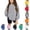Gray, variant on OIOLOYJM Pullovers for Girls Boys Oversized Trendy Casual Crew Neck Fleece Long Sleeve Tee Sweatshirt Winter Loose Fit Soft Comfortable Cute Tops with Kangaroo Pocket